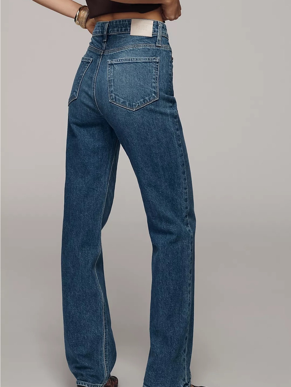 PAIGE Stevie 31 High-Rise Straight Leg Jeans